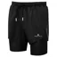 Ronhill Men's Tech Distance Twin Short All Black